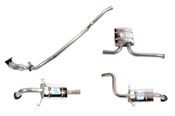 SD1 Stainless Steel Full Exhaust System - 2600/2300S - RO1025G
